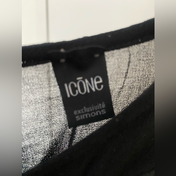 Chiffon long sleeve sheer top - Picture 3 of 4